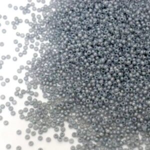 Preciosa №10 цвет: 17442-серый радужный непрозрачный 10г, Чехия