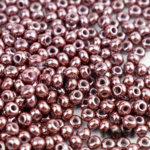 Preciosa №10 цвет: 18601-розовато коричневый фарфоровый 10г, Чехия