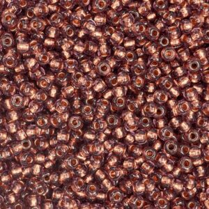 Preciosa №10 цвет: 29010-коричневый и медный внутри 10г, Чехия