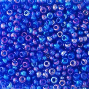 Preciosa №10 цвет: 31050-кобальтовый АВ прозрачный 10г, Чехия