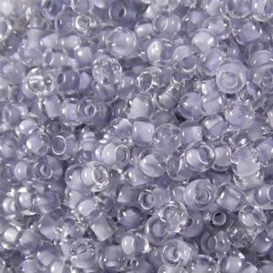 Preciosa №10 цвет: 38044-прозрачный и сиреневый внутри 10г, Чехия