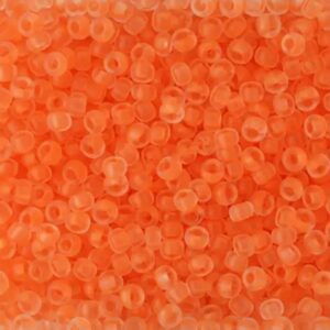 Preciosa №11 цвет: 38789-оранжевый матовый прозрачный 10г, Чехия