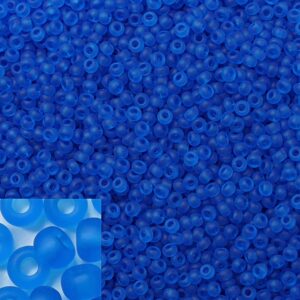 Preciosa №10 цвет: 60150-т.аквамарин матовый прозрачный 10г, Чехия