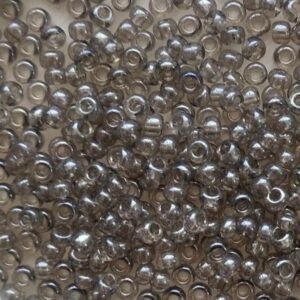 Preciosa №10 цвет: 61141-бежевато серый сатиновый прозрачный 10г, Чехия