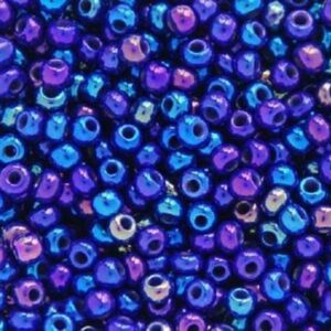 Preciosa №10 цвет: 61300-синий АВ прозрачный 10г, Чехия