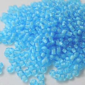 Preciosa №10 цвет: 65016-голубой и белый внутри 10г, Чехия