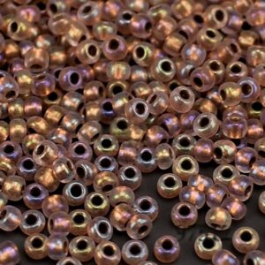 Preciosa №10 цвет: 97512-полуматовый AB и медный внутри 10г