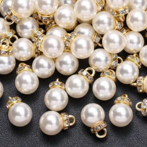 Подвеска Бусина/с кристаллами 10х16мм/1шт, выбор