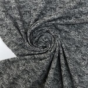 Водоотталкивающая ткань для курток арт.TN-819 цвет: черный меланж, цена за 50см