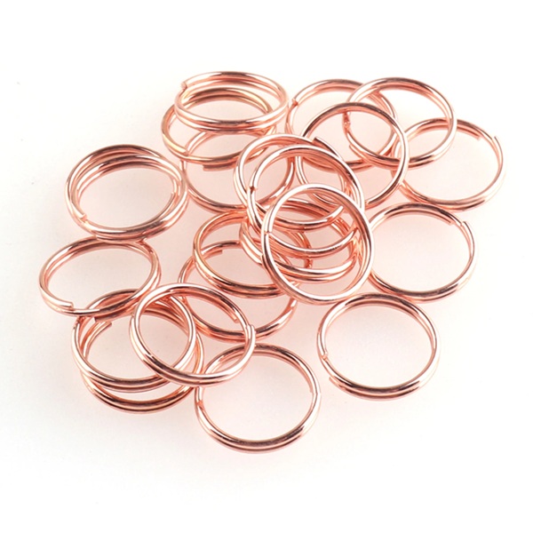 topelt võtmerõngad roosa kuld krualee