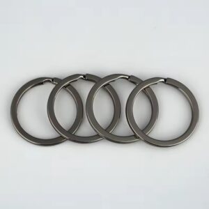 Кольцо для ключей двойное цвет: т.никель/1шт, выбор