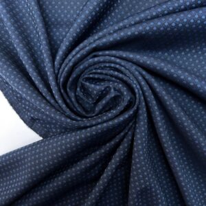 Плательная ткань арт.TR-1674/Горох цвет: синий, цена за 50см