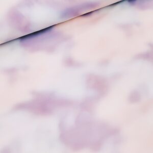 Прорезиненная ткань для куртки арт.06382/Абстракция цвет: розовый/сиреневый, цена за 50см