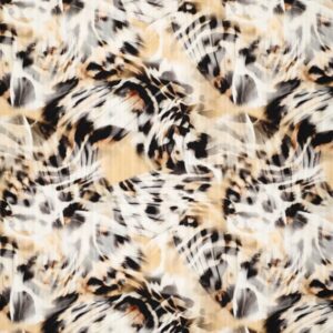 Плательная ткань арт.22527/Animal цвет: бежевый, цена за 50см