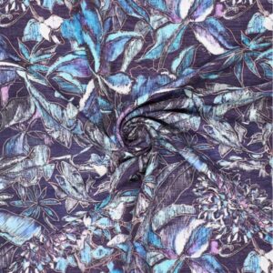 Плательная ткань арт.22620/Shiny Lucia цвет: кобальтовый, цена за 50см