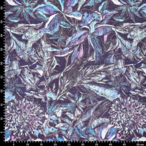 Плательная ткань арт.22620/Shiny Lucia цвет: кобальтовый, цена за 50см