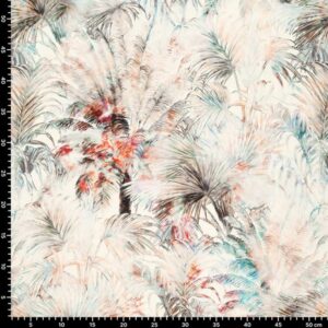 Плательная ткань арт.22625/Twilla Palma цвет: бежевый, цена за 50см