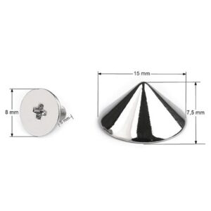 Хольнитены винтовые 15×7,5мм/1шт арт.840995, выбор цвета