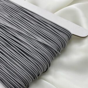 Эластичный шнур 2мм цвет: 15-т.серый