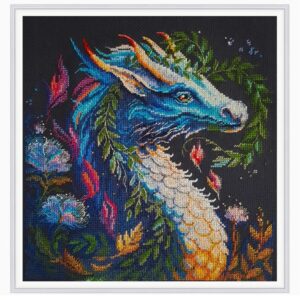 Вышивка крестиком арт.M1011/Хранитель волшебного леса 25×24,5cм