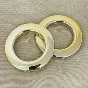 Люверсы пластик д.35мм/1шт цвет: золотой зеркальный