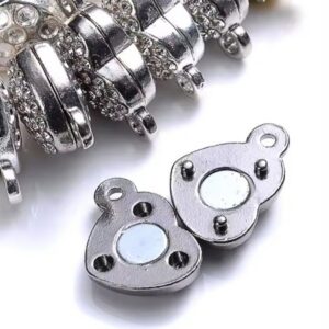 Магнитная застежка для украшений 18х10мм/Сердечко, выбор