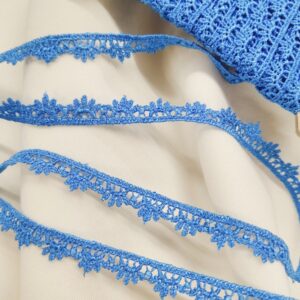 Кружево гипюр 10мм арт.МА353 цвет: аквамариновый