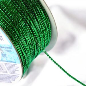 Металлизированный шнур 1мм арт.4970 цвет: зеленый