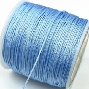 Нейлоновый шнур 1мм цвет: голубой