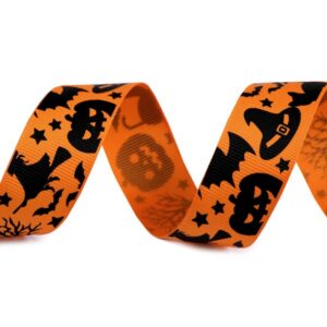 Репсовая лента 25мм/оранжевый арт.430827/Тыква