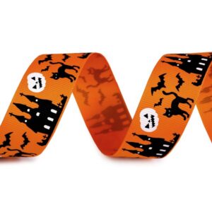 Репсовая лента 25мм/оранжевый арт.430827/Замок