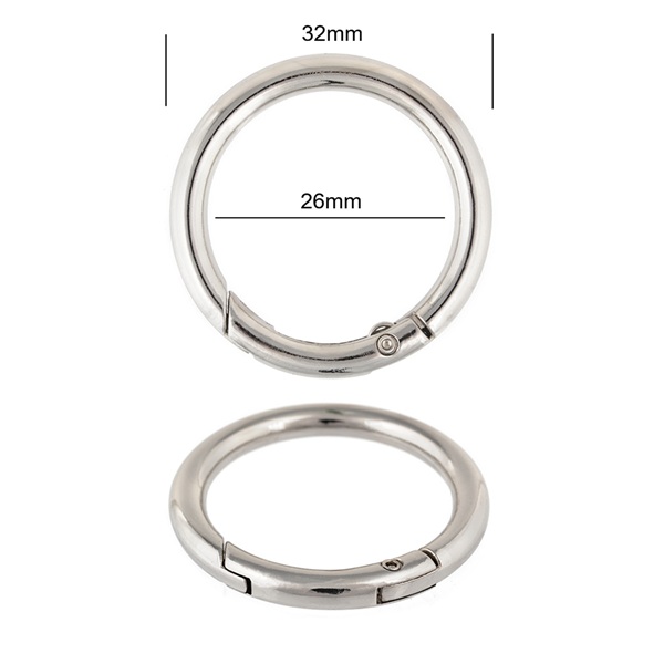 rõngaskarabiin nikkel 2632mm kood9577 krualee