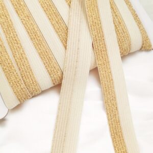 Окантовочная резинка 17мм/с металликом арт.440611, выбор