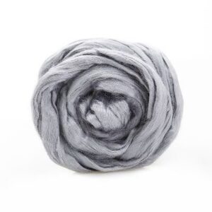 Волокно для валяния 100%вискоза 25г цвет: Shabby Grey/синевато серый