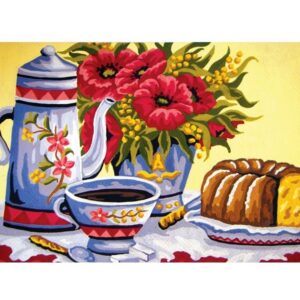 Канва с рисунком AIDA-11 арт.6234/Натюрморт 30×40см