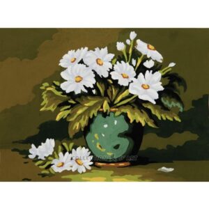 Канва с рисунком AIDA-11 арт.6255/Ромашки 30×40см