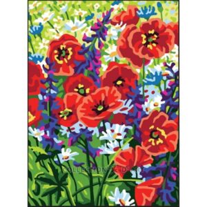 Канва с рисунком AIDA-11 арт.6319/Полевые цветы 30×40см