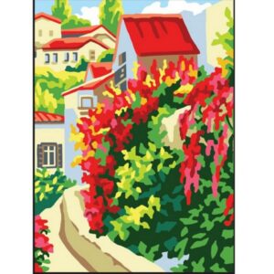 Канва с рисунком AIDA-11 арт.6324/Летний денек 30х40см