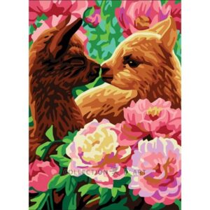 Канва с рисунком AIDA-11 арт.6331/В цветах 30×40см