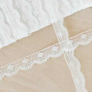 Капроновое кружево 1,2см арт.752W цвет: белый