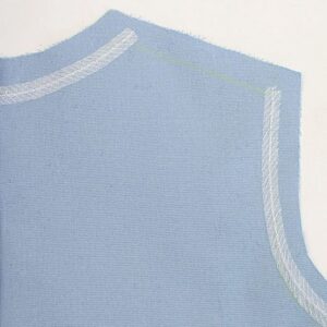 Клеевая лента для проймы Formband/прошитая ниткой 12мм/белый, выбор