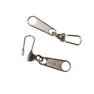 Пуллер для молнии с карабином арт.5401/металл 28мм цвет: никель