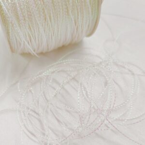 Металлизированный шнур 1мм арт.4969 цвет: полупрозрачный перламутровый