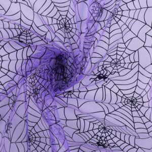 Органза с рисунком арт.920010/Паутина, выбор (цена за 50см)