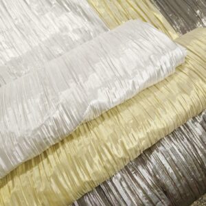 Жатая ткань металлик арт.90129/Stripe Crushed Lamé, выбор (цена за 50см)