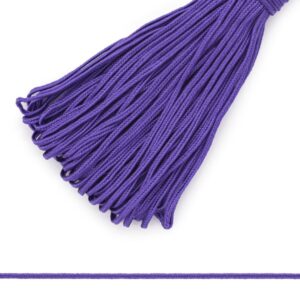 Сутажная тесьма 2,5мм/хлопок цвет: фиолетовый