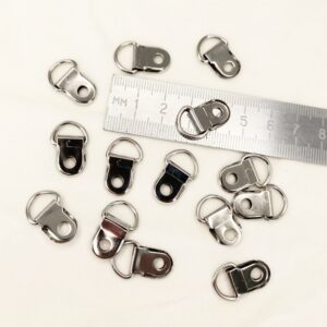 Ковровые кольца арт.6225/металл 10х20мм/1шт цвет: никель