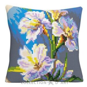 Вышивка крестиком арт.5515/подушка 40×40см/Гвоздики